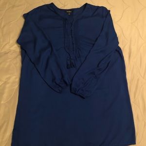 Lucky Brand Royal Blue Tunic Dress - Large